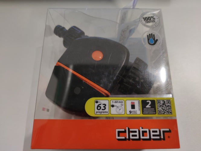 Ecost customer return Claber Aquauno Select 8423 Electronic Water Computer Black / Orange / Grey