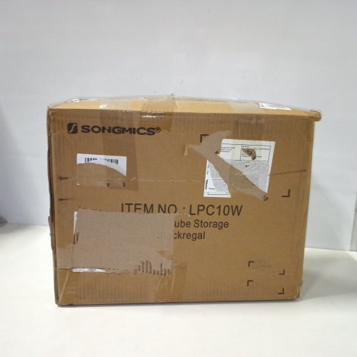 Ecost customer return Songmics Schuhregal plastic, rectangular shelf system with 10 compartments, DI