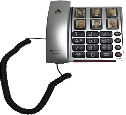 Ecost customer return Amplicomms BIGTel 40 Plus Large Button Phone  Silver