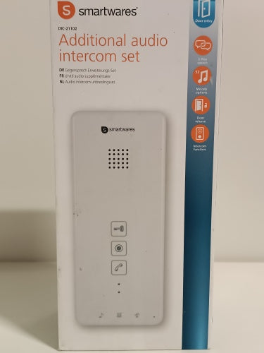 Ecost customer return Smartwares DIC21102 Indoor Intercom 2Way Communication  Easy 2Wire Installatio