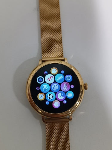 Ecost customer return Aimiuvei Women's Smartwatch Fitness Tracker IP68 Waterproof Smart Watch with A