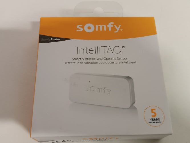 Ecost customer return Somfy  IntelliTAG Intelligent Sensor for Home Alarm White Pack of 5 | Sabotage