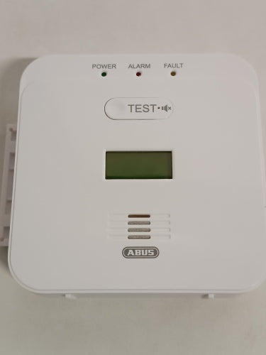 Ecost customer return ABUS COWM510 Carbon Monoxide Alarm  CO Detector with 85 dB Loud Alarm, Test Bu