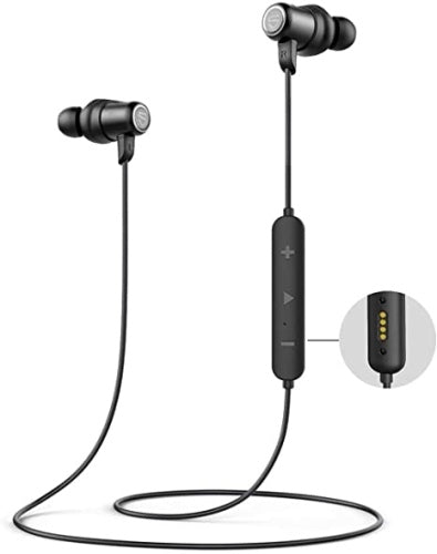 Ecost customer return SoundPEATS Q35 HD Neckband Bluetooth Headphones IPX8 Waterproof Wireless Headp