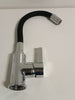 Ecost customer return Ibergrif M113992 Single Lever Bathroom Tap with Flexible Spout Chrome Black