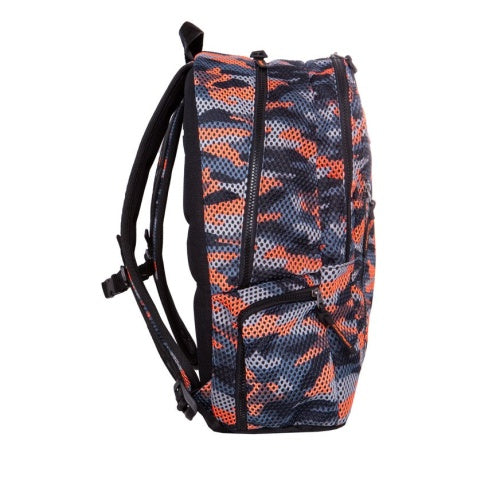Backpack CoolPack Impact II Camo Mesh Orange