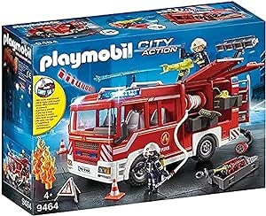 Ecost Customer Return Playmobil City Action 9464 fire engine with light and sound, from 5 years