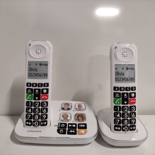 Ecost Customer Return SWISSVOICE Combo+dect Xtra 2355 Duo Phone