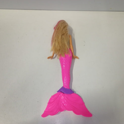 Ecost Customer Return Barbie DHC40 - Dreamtopia rainbow light Mermaid doll with light show, toys for