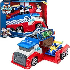 Ecost Customer Return PAW Patrol 6054505 Ready, Race, Rescue Mobile Pit Stop Team Vehicle including