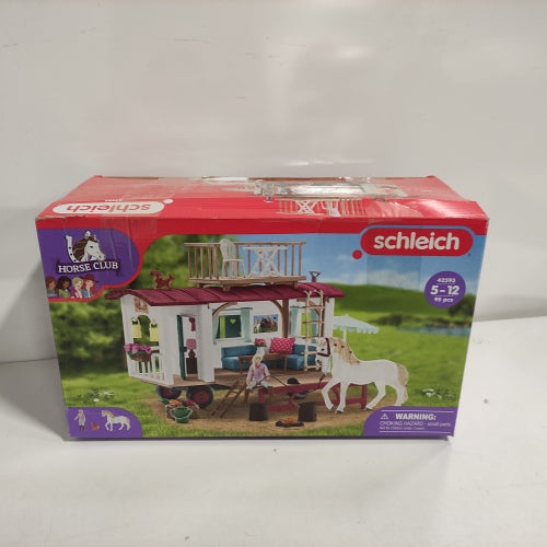 Ecost Customer Return Schleich 42593 Caravan for Secret Club Meetings for Children from 5-12 Years H