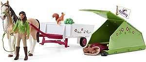Ecost Customer Return Schleich 42533 Horse Club Sarahs Camping Trip, for Children from 5-12 Years, H