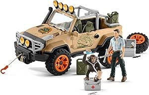 Ecost Customer Return Schleich 42410 Off-Road Vehicle with Winch, for Children from 3+ Years, Wild L