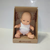 Ecost Customer Return Miniland Educational 31125 Newborn baby doll asian boy- 21cm- 8 .2 in.Case