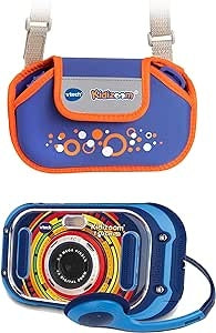 Ecost Customer Return Vtech 80-163594 KidiZoom Touch 5.0 Blue Including Carrying Bag Baby Camera