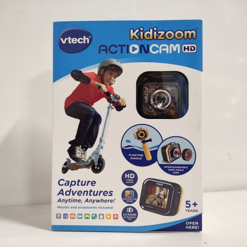 Ecost Customer Return Vtech 520203 Action Cam HD, Single Bed, Multicoloured, Box Size: 20 x 27.9 x 5