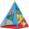 Ecost Customer Return Tipi Paw Patrol Play Tent Wigwam Indian Tent for Children with Chase Zuma Rubb