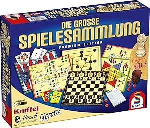 Ecost Customer Return Schmidt Games 49125 The big game collection, All Wooden Toy Figures, Colourful