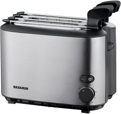 Ecost Customer Return Severin Automatic toaster 540 W, Toaster Compact up to 4 slices with sandwi