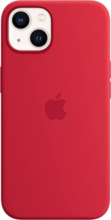 Ecost Customer Return Apple Silicon Case with Magsafe (for iPhone 13) - (Product) Red