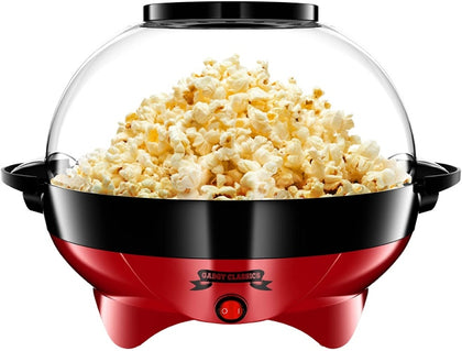 Ecost Customer Return Gadgy ® Popcorn Machine L 800W Popcorn Maker with non -stick coating and re