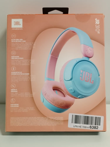 Ecost Customer Return JBL Jr 310BT - Children's over-ear headphones with Bluetooth and built-in m