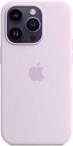 Ecost Customer Return Apple iPhone 14 Pro silicone case with Magsafe- lilac