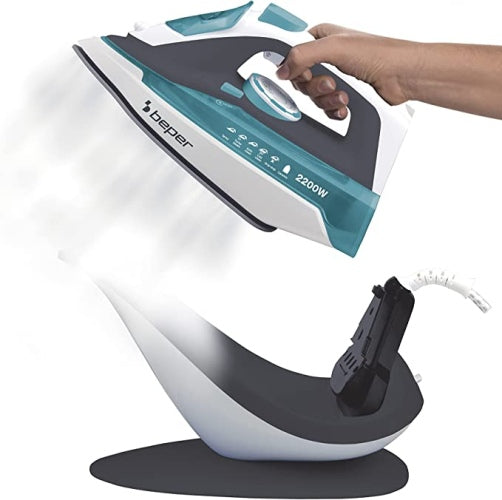 Ecost Customer Return BEPER 50.161 Iron, Cable or Wireless Operation, Self-Cleaning Function, Ant