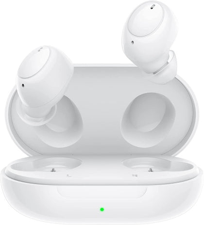 Ecost Customer Return OPPO Enco Buds Wireless Headphones, Up to 24 Hours Runtime, 40mAh Headphone