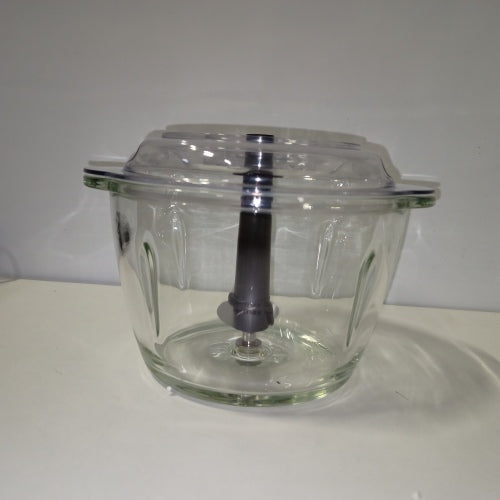 Ecost Customer Return Russell Hobbs Mini Electric Chopper [Glass Jar incl. Storage Lid] Matt Blac