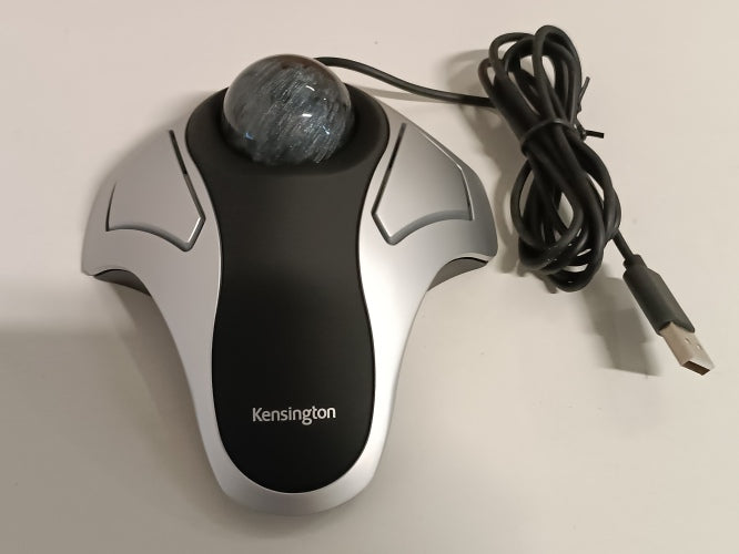 Ecost Customer Return Kensington Orbit Trackball - wired ergonomic trackball mouse for PC, Mac an