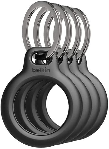 Ecost Customer Return Belkin AirTag Case with Key Ring, Secure Holder Protective Case for Air Tag