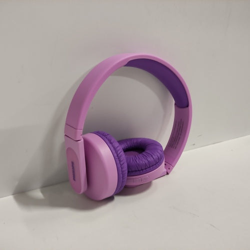 Ecost Customer Return Philips TAK4206PK/00 Over Ear Bluetooth Children's Headphones Wireless Colo