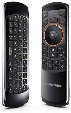 Ecost Customer Return Orbsmart AM-1 Wireless Airmouse with German Keyboard / Gyro Function / Infr