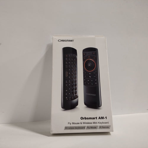 Ecost Customer Return Orbsmart AM-1 Wireless Airmouse with German Keyboard / Gyro Function / Infr