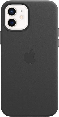 Ecost Customer Return Apple Leder Case with Magsafe (for iPhone 12 | 12 Pro) - Black - 6.1 inches