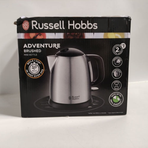 Ecost Customer Return Russell Hobbs Adventure 24991-70 Mini Kettle Stainless Steel 1.0 L 2400 W Q