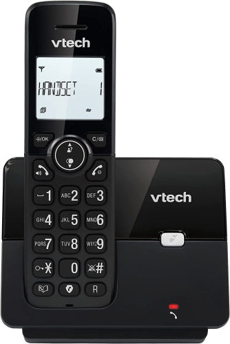 Ecost Customer Return VTech CS2000 Cordless Phone, ECO+ Mode, Landline Phone, Black, Call Lock, H