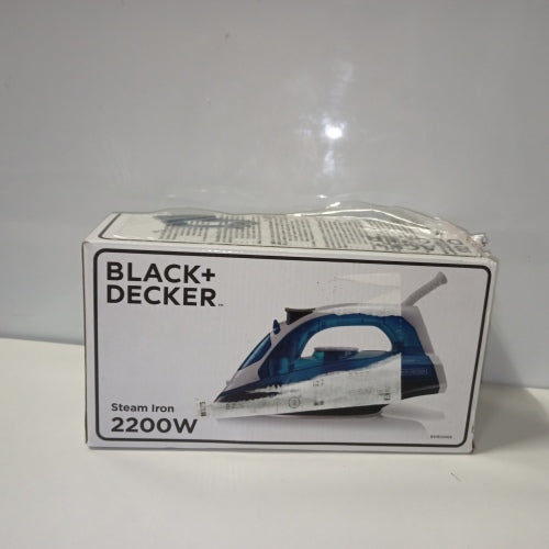 Ecost Customer Return Black+Decker Blau BXIR2200E Steam Iron 2200 Plastic 370 ml