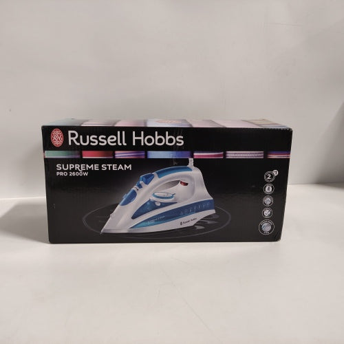 Ecost Customer Return Russell Hobbs Steam Iron Supreme Steam Pro (2600 watt, 140 g/min extra stea