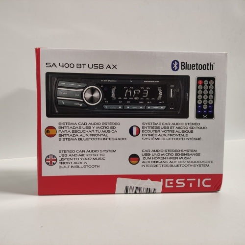 Ecost Customer Return Majestic SA 400 BT USB AX - Sistema Audio Car con Bluetooth, Lettore MP3/WM