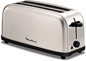 Ecost customer return Moulinex Classic 2 Reb – Toaster, Power 1400 W, Stainless Steel, Grey