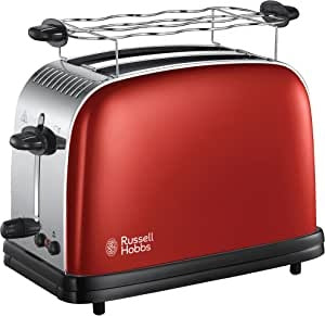 Ecost customer return Russell Hobbs Colours Plus, Toaster, red