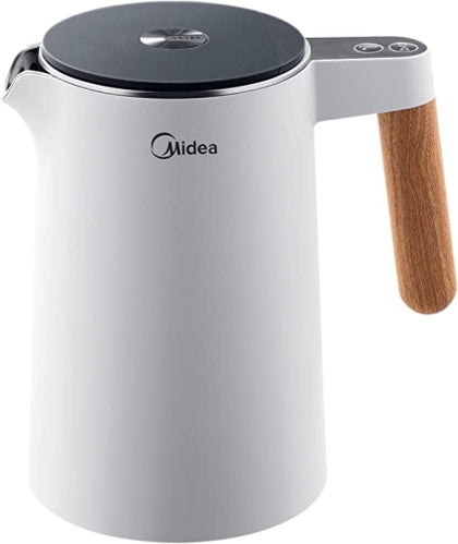 Ecost customer return Midea Stainless Steel Kettle with Temperature Setting, 1.5 Litres, 2200 W, Wh