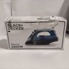 Ecost customer return Black+Decker Blau BXIR2200E Steam Iron 2200 Plastic 370 ml