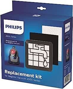 Ecost customer return Philips XV1220/01 Replacement Filter Kit for Bagless Vacuum Cleaners 2000 Ser