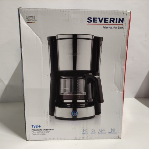 Ecost customer return Severin KA 4822 Type Coffee Machine (for Ground Filter Coffee, 10 Cups, incl.