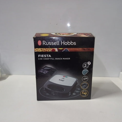 Ecost customer return Russell Hobbs Maker Fiesta (Diameter 30 cm, NonStick Plate), Stainless steel/