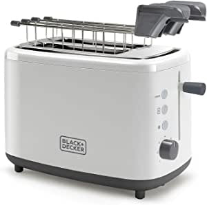 Ecost customer return Black + Decker BXTOA820E Toaster 820W 2 Wide Toast Slots 7 Roasting Levels Re
