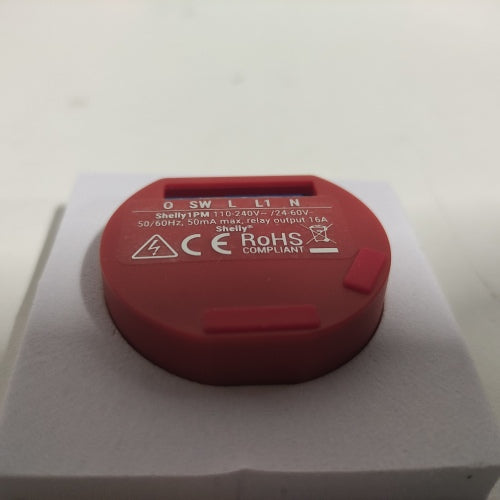 Ecost customer return Shelly 1PM WiFi Relay Switch with Wattometer for Controlling Electrical Circu